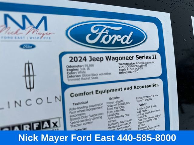 Used 2024 Jeep Wagoneer Series II AWD/4WD image 33