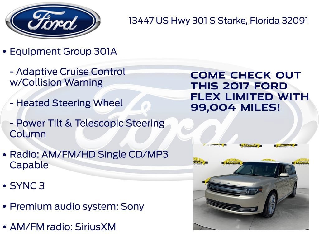 Certified 2017 Ford Flex Limited w/ Equipment Group 301A FWD image 22