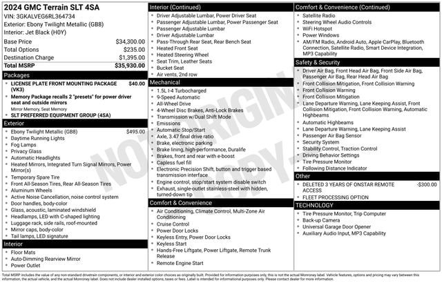 Used 2024 GMC Terrain SLT AWD/4WD image 30