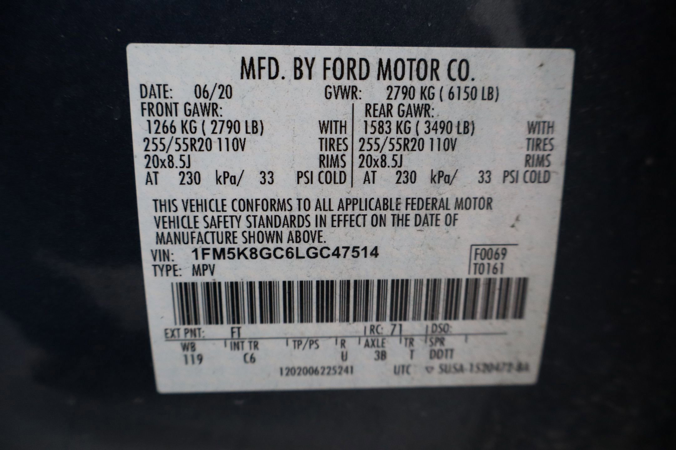 Certified 2020 Ford Explorer ST w/ Premium Technology Package image 37