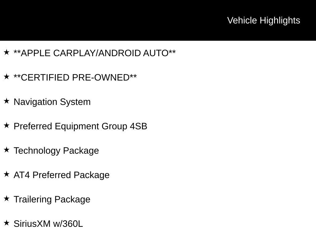 Used 2023 GMC Sierra 1500 AT4 w/ Technology Package image 10