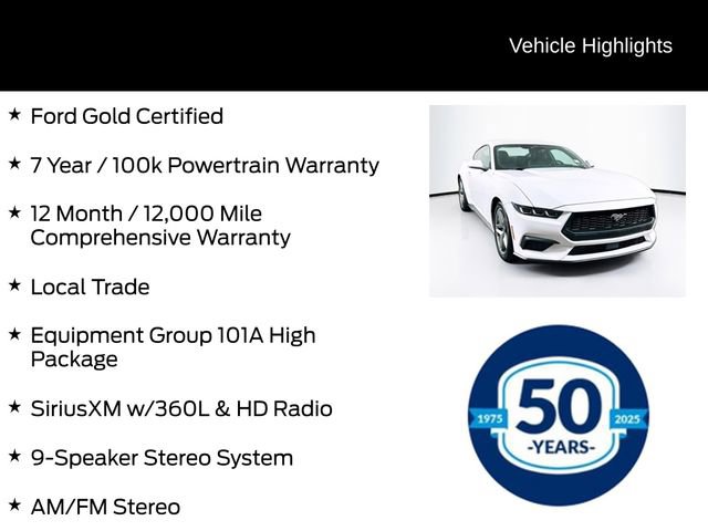 Certified 2025 Ford Mustang Coupe RWD image 6