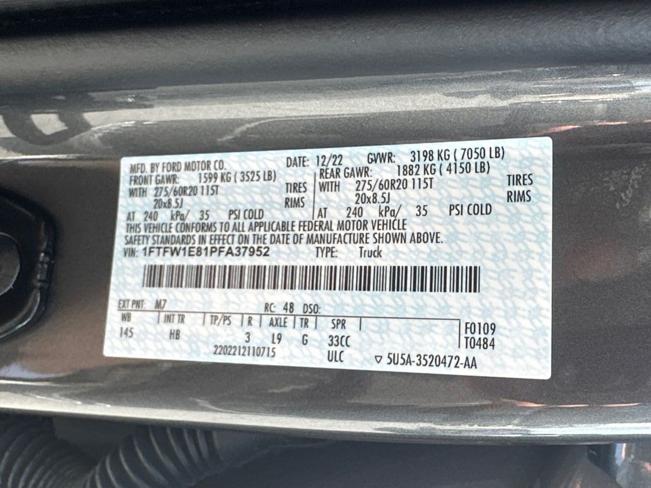 Certified 2023 Ford F150 Lariat w/ Equipment Group 502A High AWD/4WD image 34