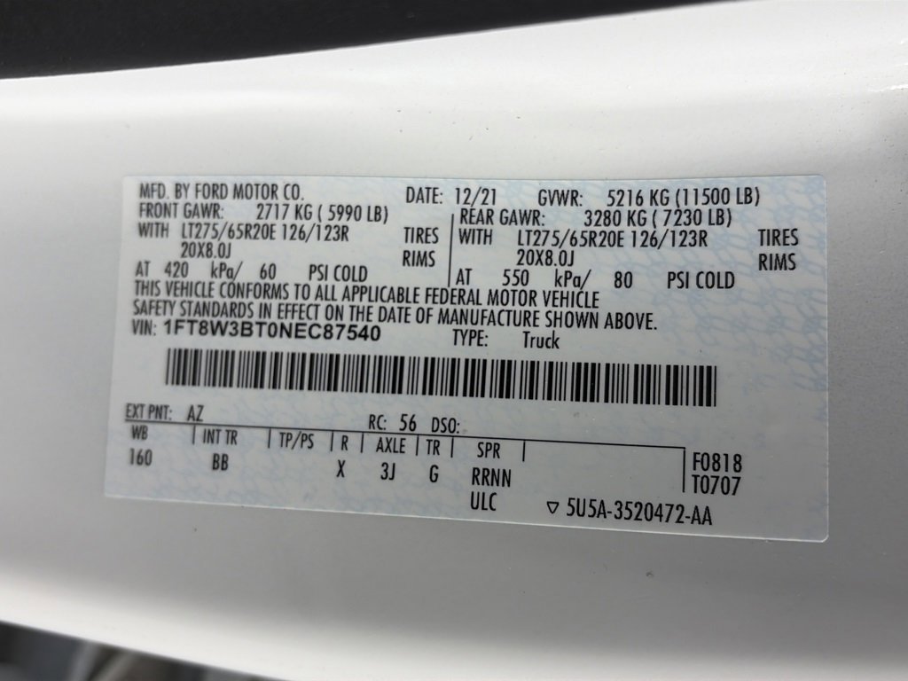 Certified 2022 Ford F350 Platinum image 9