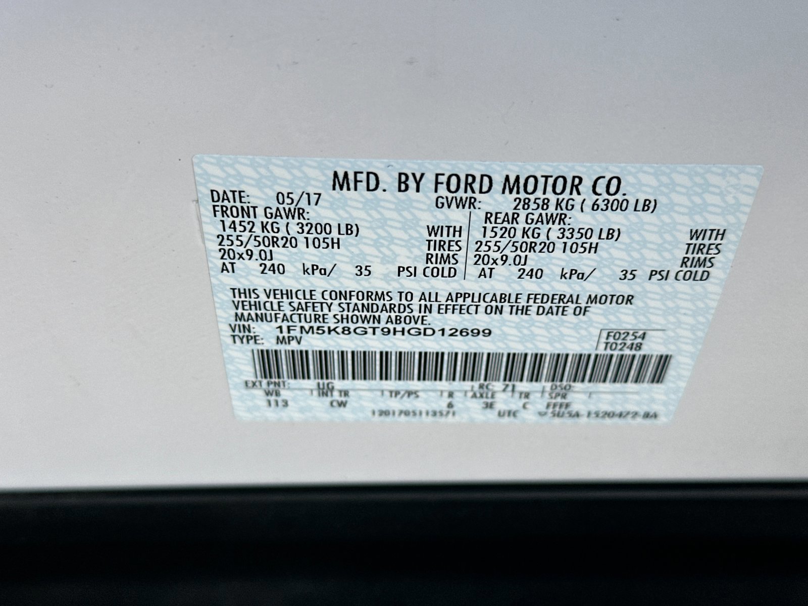 Certified 2017 Ford Explorer Sport image 30