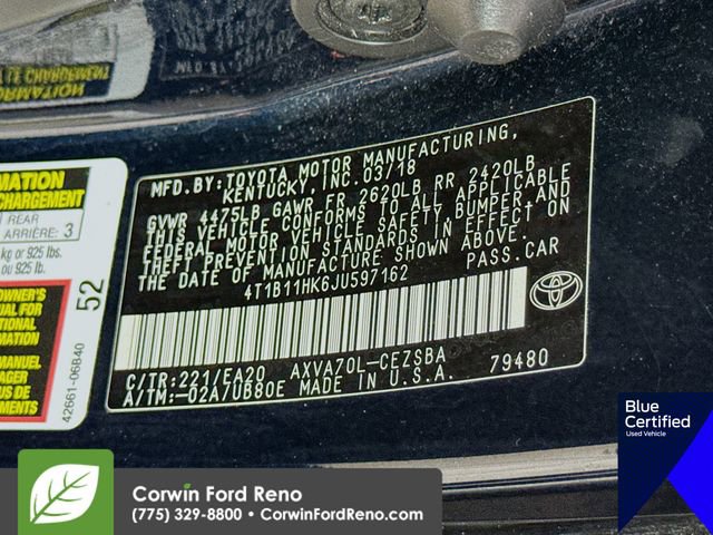 Used 2018 Toyota Camry SE w/ Convenience Package FWD image 33