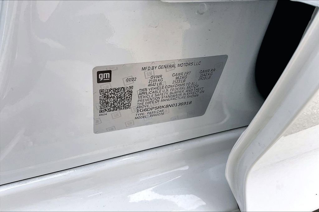 Used 2022 Cadillac CT5 Sport w/ Climate Package RWD image 16