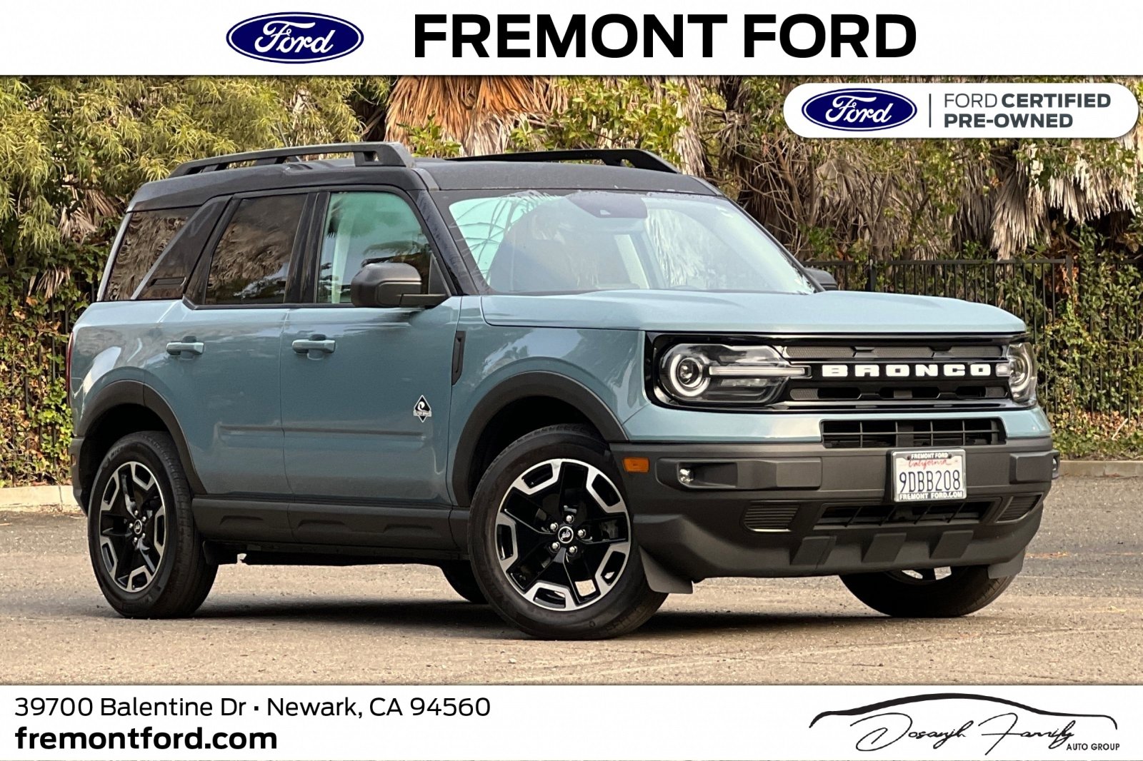Certified 2022 Ford Bronco Sport Outer Banks