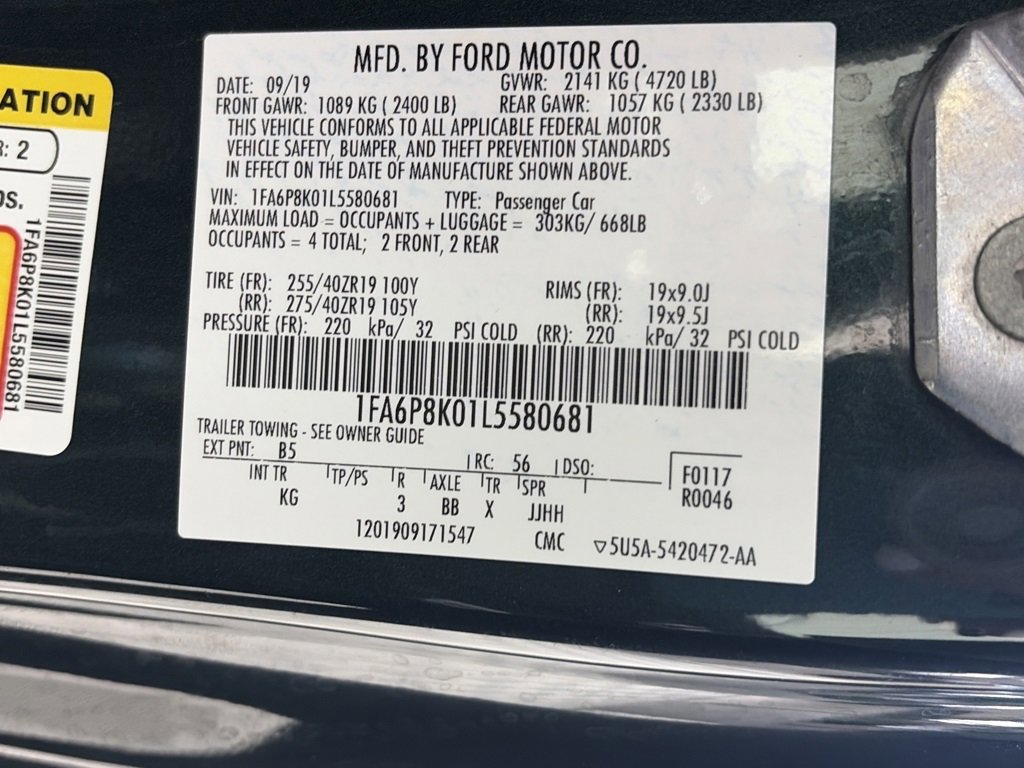 Certified 2020 Ford Mustang Bullitt w/ Bullitt Electronics Package image 9