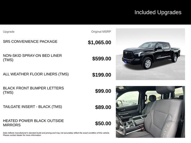 Used 2026 Toyota Tundra SR5 w/ SR5 Convenience Package AWD/4WD image 5