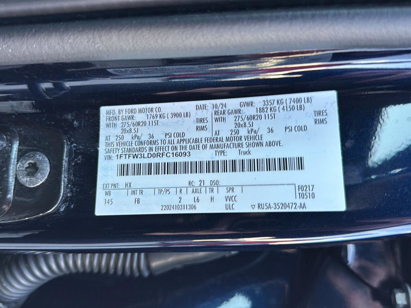 Certified 2024 Ford F150 XLT w/ Equipment Group 302A MID image 38