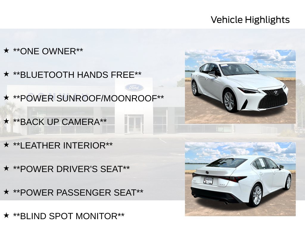 Used 2023 Lexus IS 300 w/ Comfort Package RWD image 6