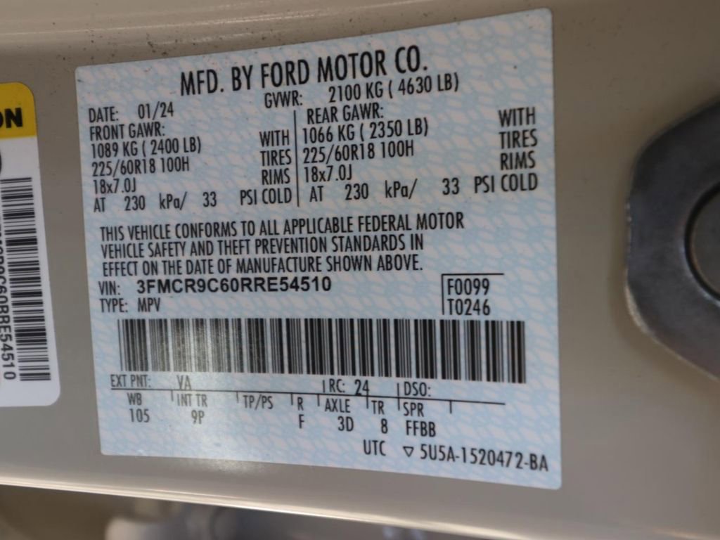 Certified 2024 Ford Bronco Sport Outer Banks w/ Tech Package image 27