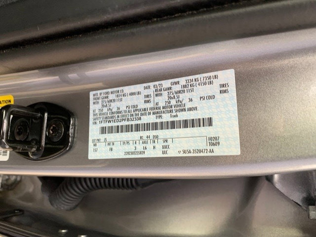 Certified 2023 Ford F150 XLT w/ Equipment Group 302A High AWD/4WD image 34