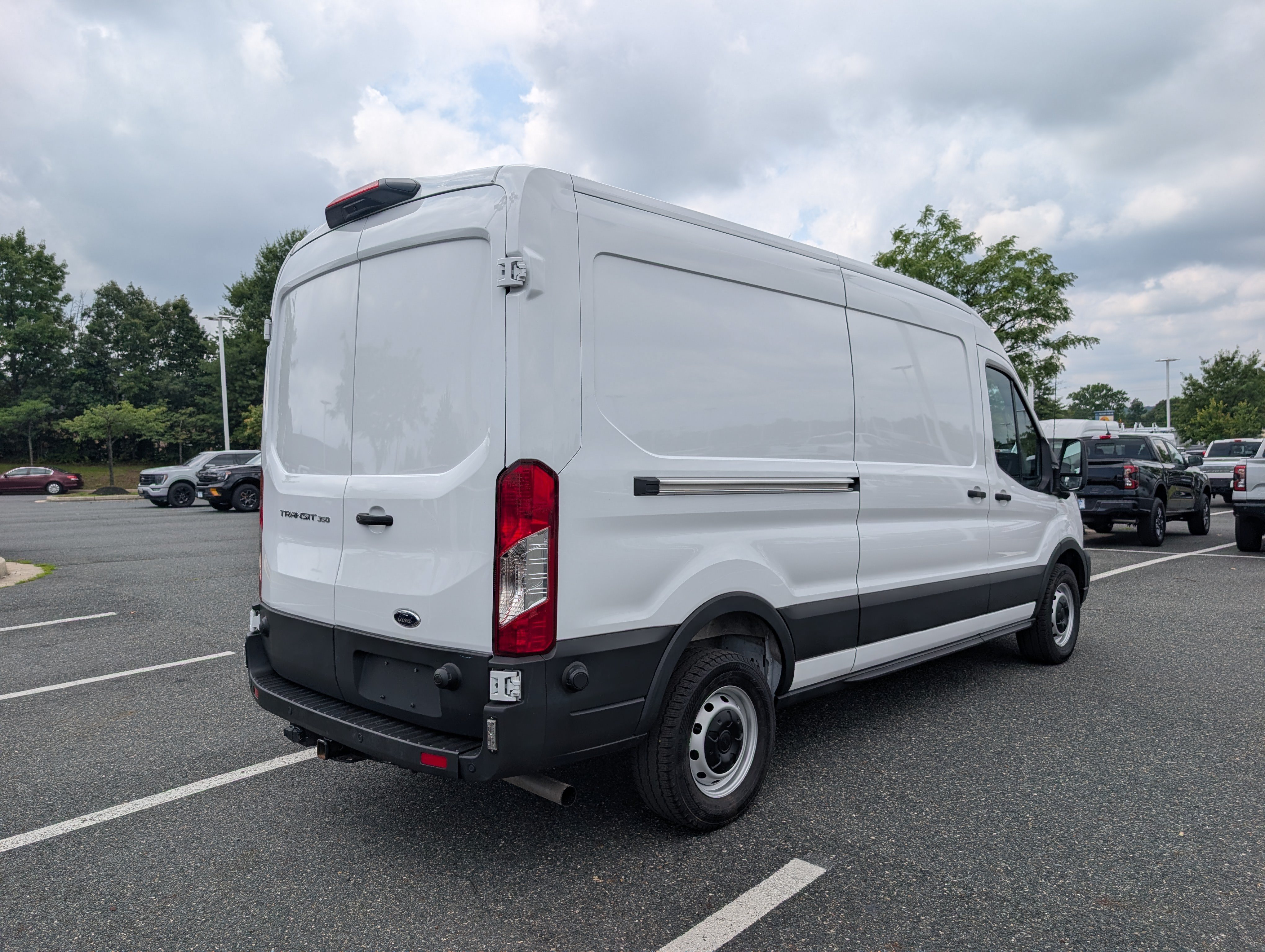 Certified 2025 Ford Transit 350 148 Medium Roof RWD image 3