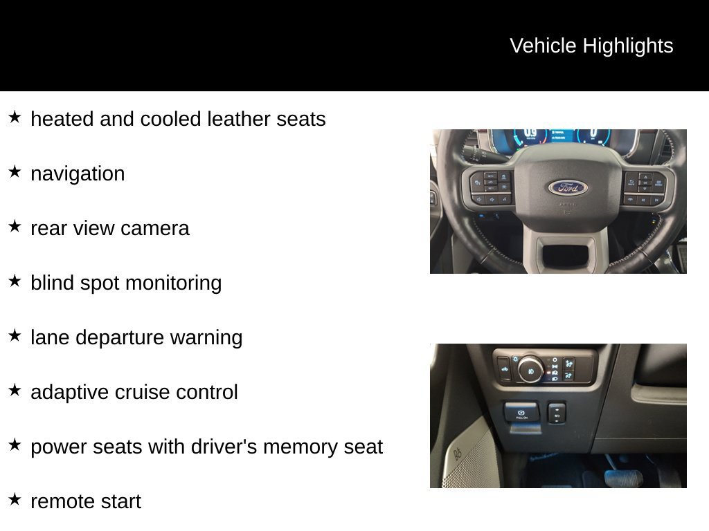 Certified 2022 Ford F150 Lariat w/ Equipment Group 502A High AWD/4WD image 10