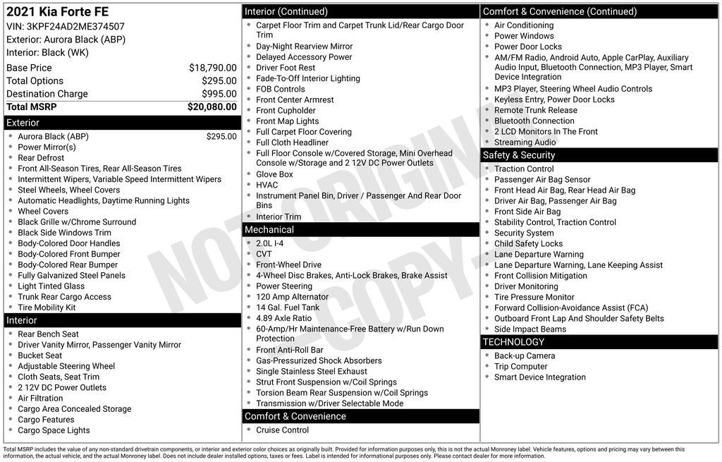 Used 2021 Kia Forte Sedan image 23