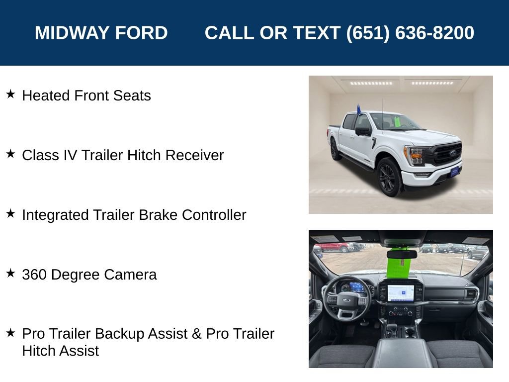 Certified 2023 Ford F150 XLT w/ Equipment Group 302A High AWD/4WD image 36