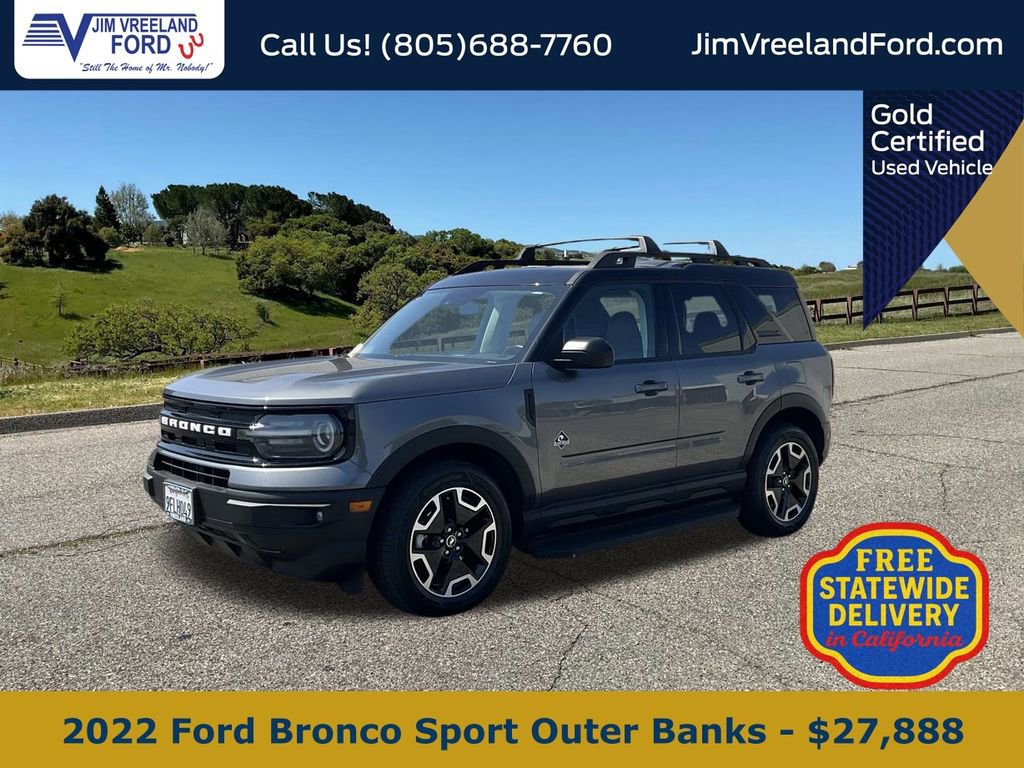 Certified 2022 Ford Bronco Sport Outer Banks w/ Tech Package image 1