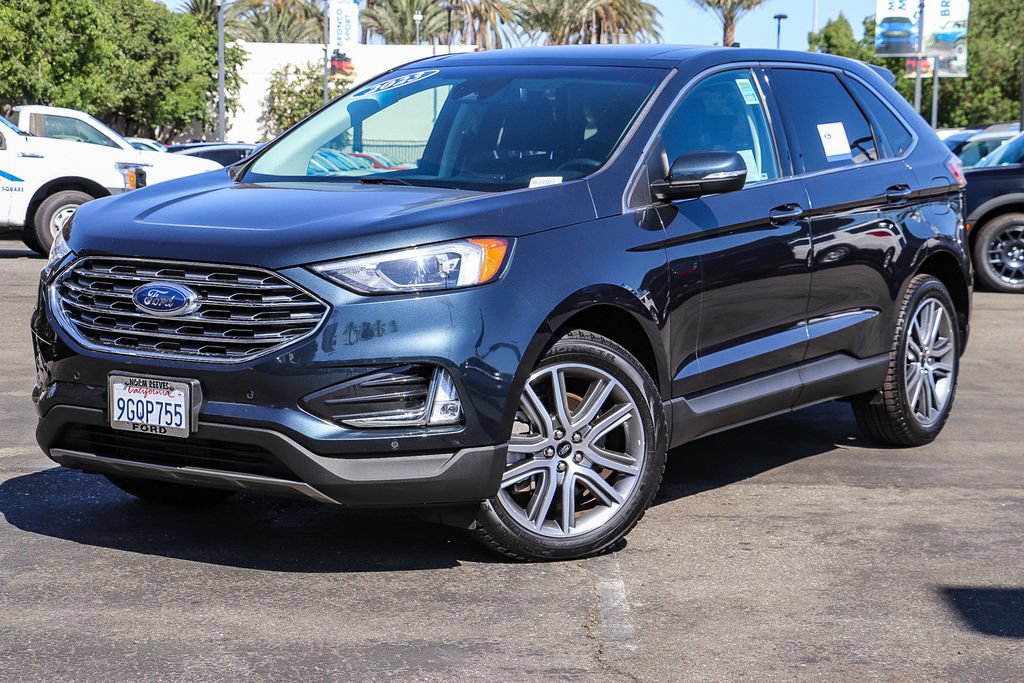 Certified 2023 Ford Edge Titanium w/ Class II Trailer Tow Package AWD/4WD 360° Tour