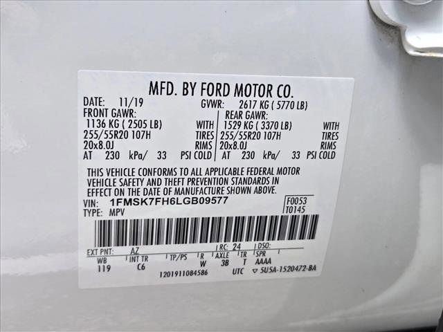 Certified 2020 Ford Explorer Limited RWD image 25