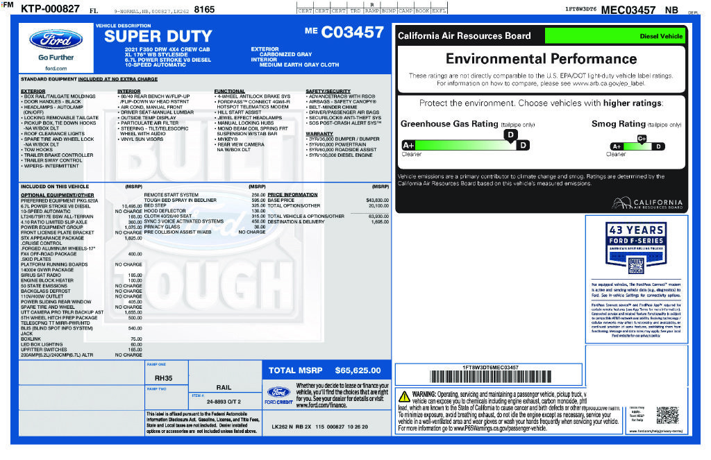 Certified 2021 Ford F350 XL w/ STX Appearance Package AWD/4WD image 5