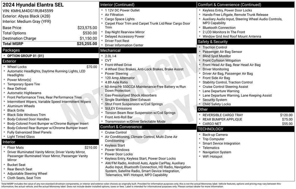 Used 2024 Hyundai Elantra SEL image 10