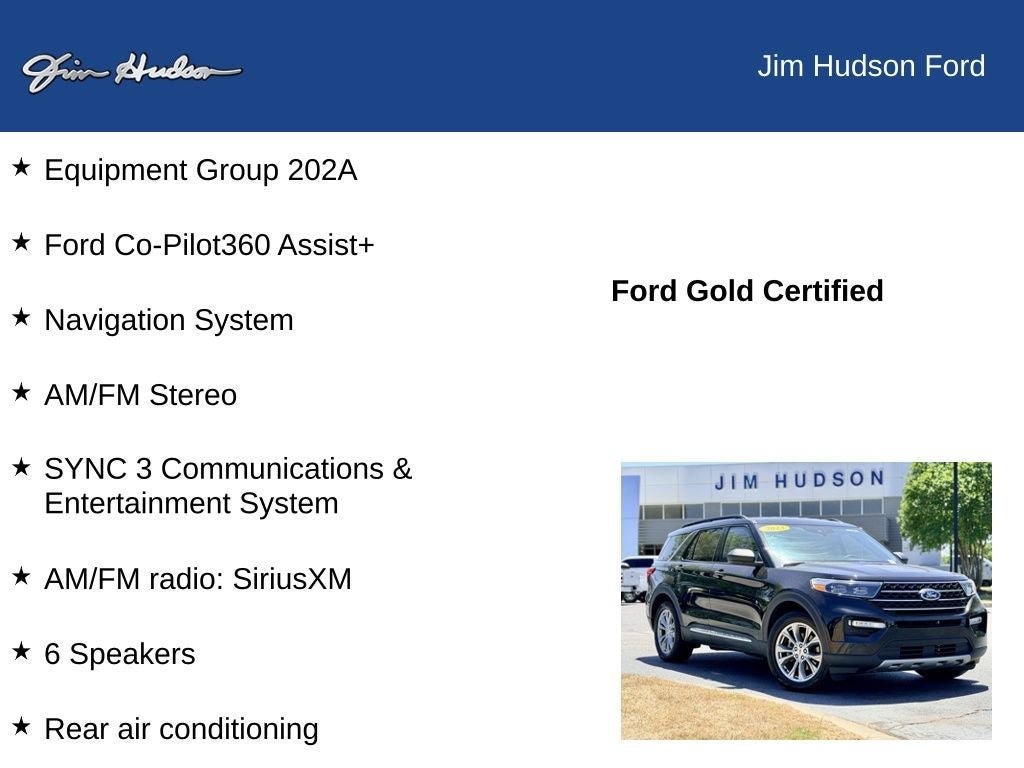 Certified 2023 Ford Explorer XLT w/ Equipment Group 202A RWD image 12