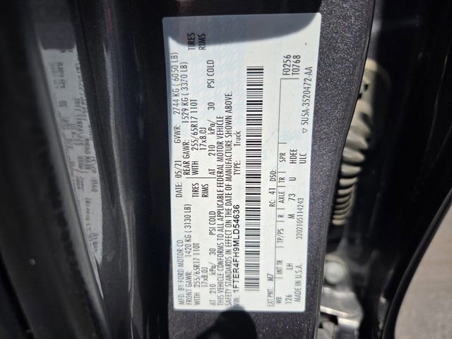 Certified 2021 Ford Ranger XLT w/ Equipment Group 302A High image 21