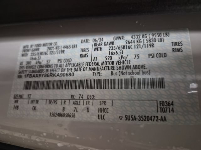 Certified 2024 Ford Transit 350 XLT AWD/4WD image 25