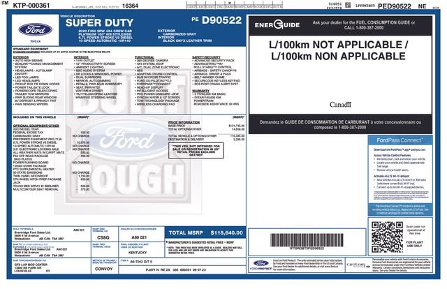 Certified 2023 Ford F350 Platinum AWD/4WD image 47