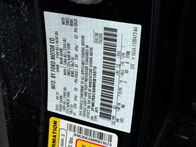 Certified 2021 Ford Bronco Sport Outer Banks w/ Outer Banks Package (96D) AWD/4WD image 36