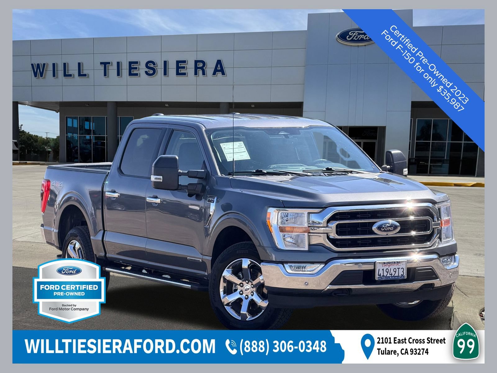 Certified 2023 Ford F150 XLT w/ Equipment Group 301A Mid