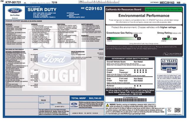 Certified 2021 Ford F250 XLT w/ XLT Premium Package AWD/4WD image 7