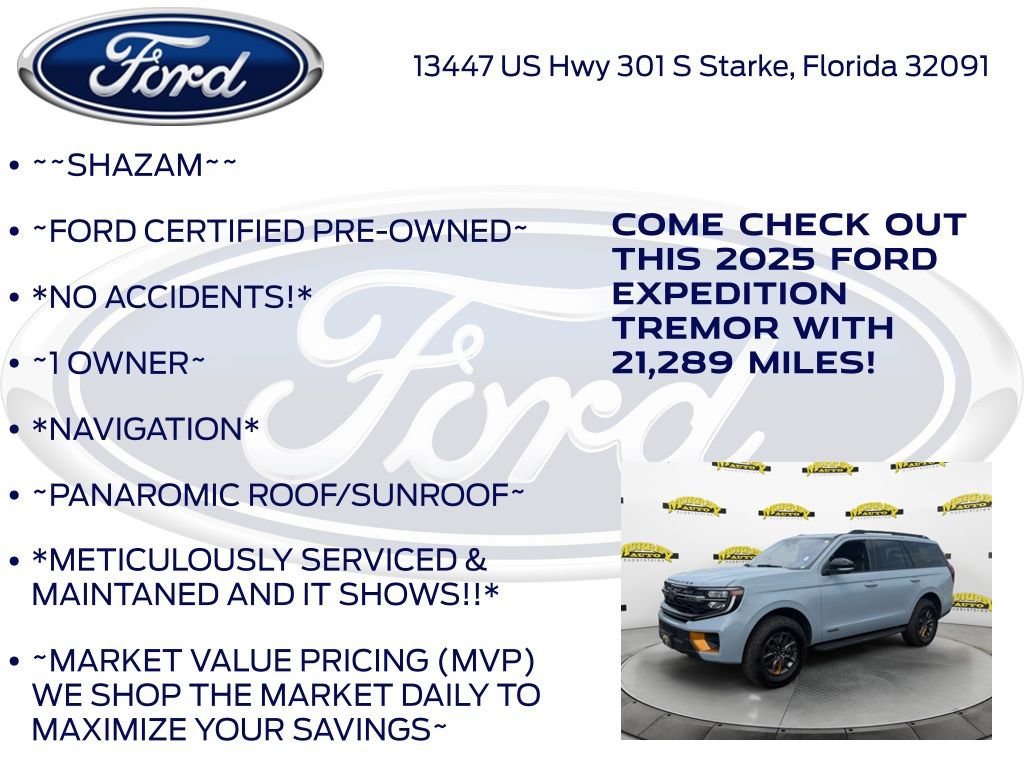 Certified 2025 Ford Expedition Tremor AWD/4WD image 6