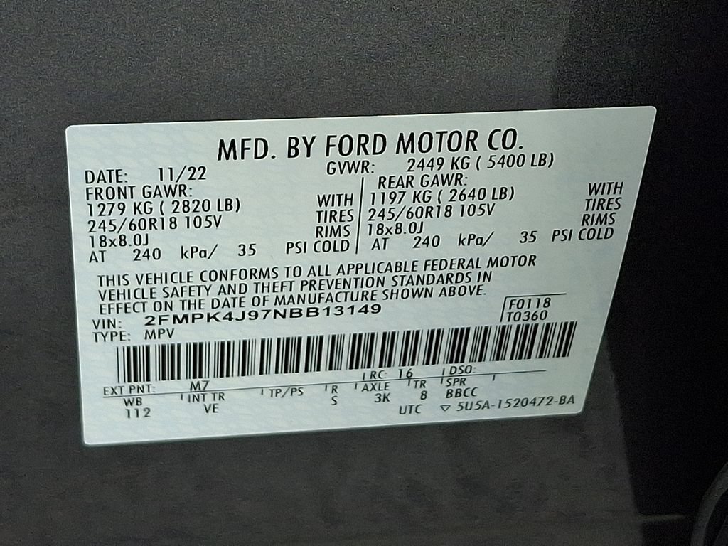 Certified 2022 Ford Edge SEL w/ Convenience Package AWD/4WD image 26