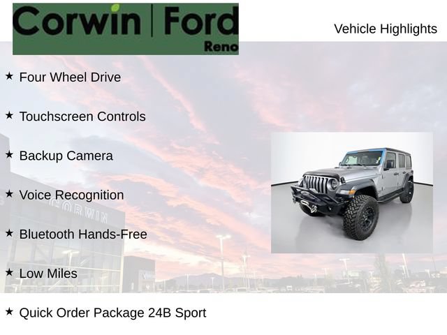 Used 2020 Jeep Wrangler Unlimited Sport AWD/4WD image 8