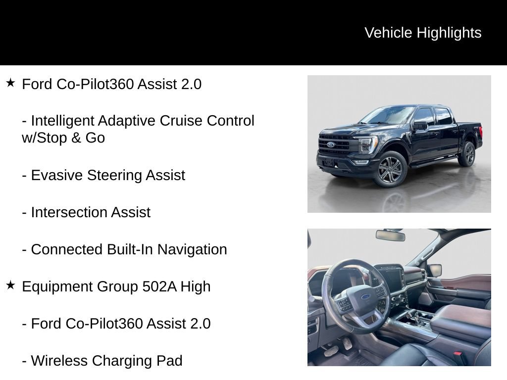 Certified 2023 Ford F150 Lariat w/ Equipment Group 502A High AWD/4WD image 6