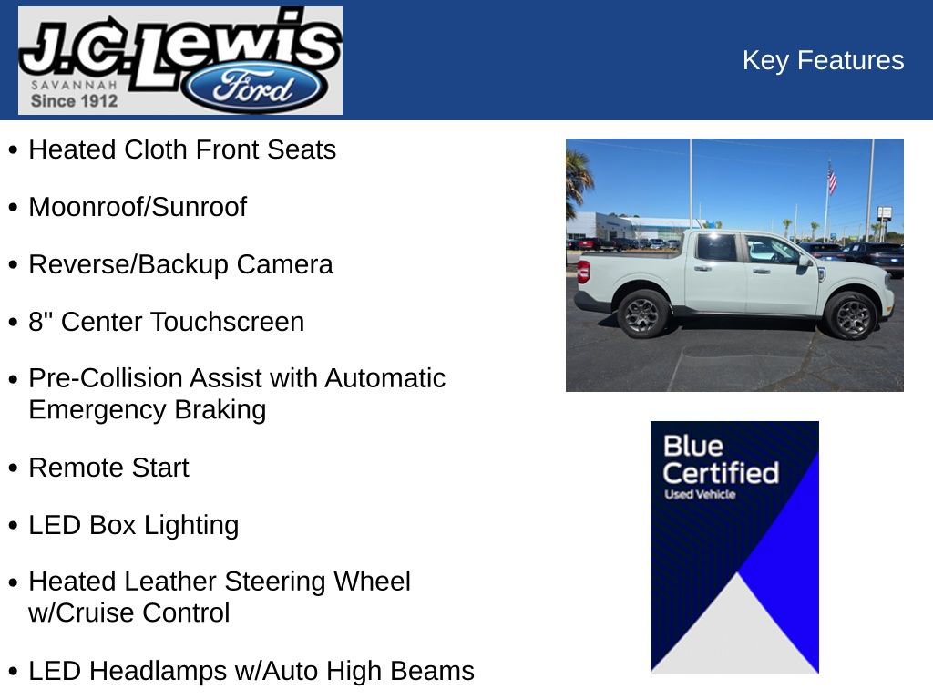 Certified 2022 Ford Maverick XLT w/ XLT Luxury Package image 12