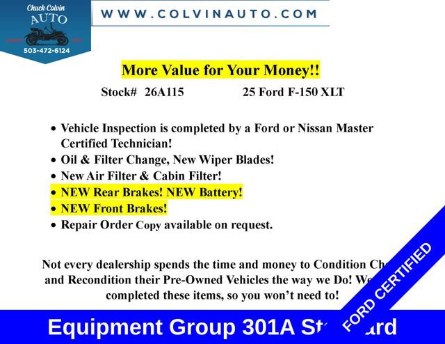 Certified 2025 Ford F150 XLT AWD/4WD image 2