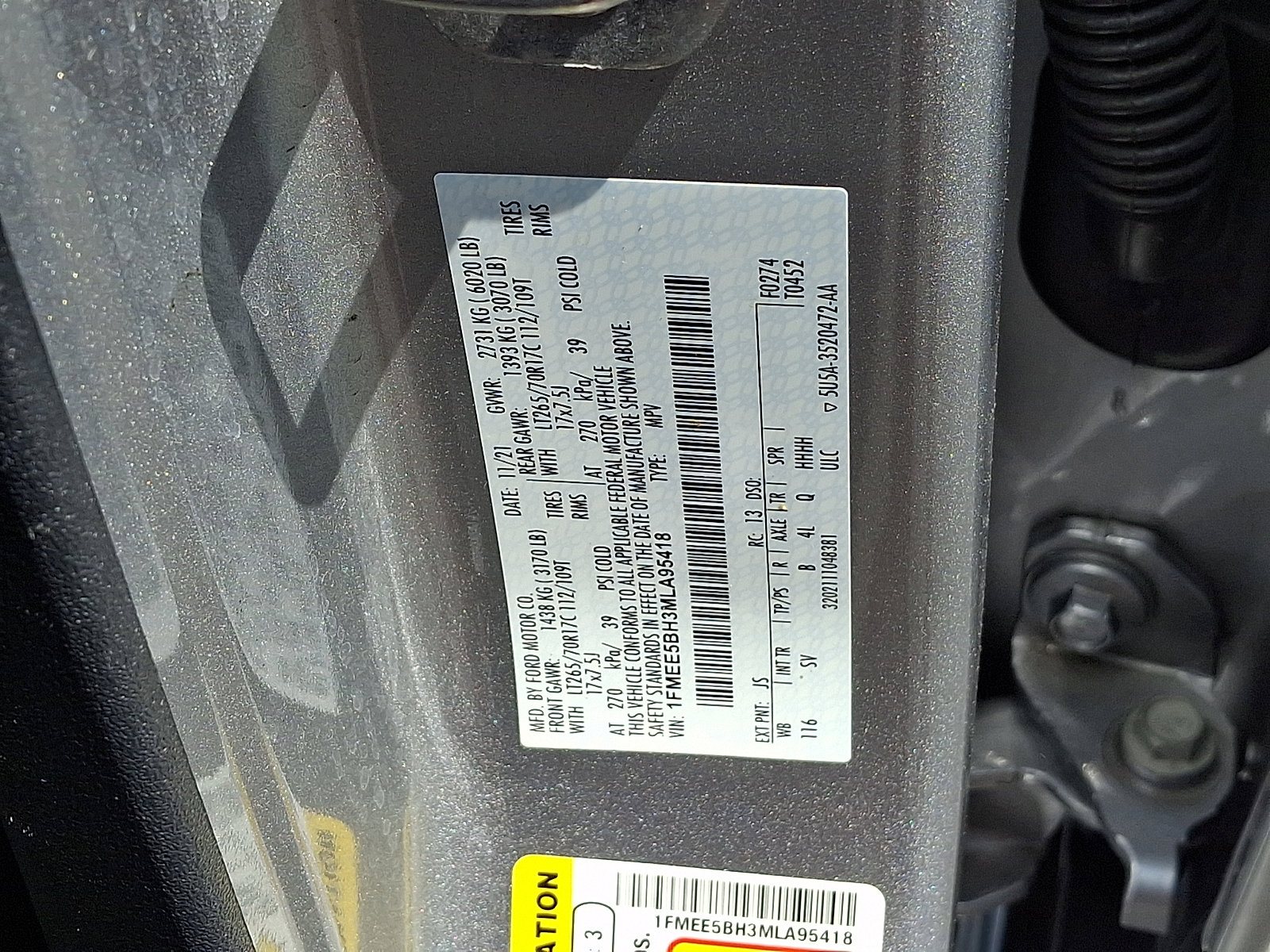 Certified 2021 Ford Bronco Black Diamond AWD/4WD image 27