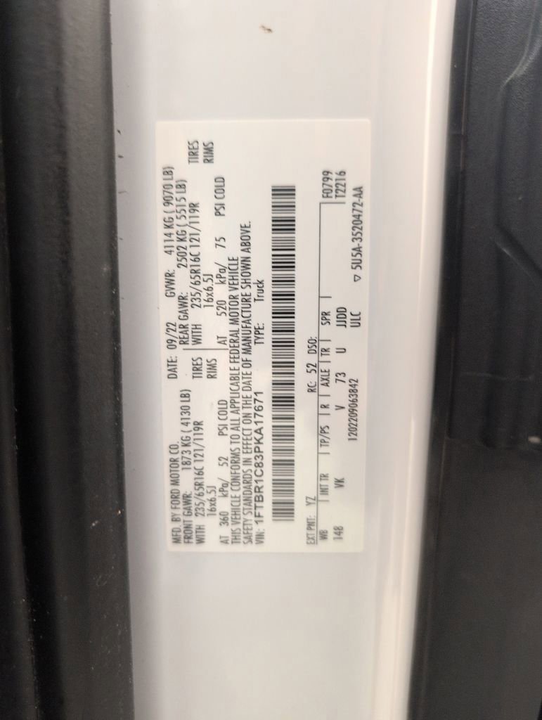 Certified 2023 Ford Transit 250 Medium Roof w/ Load Area Protection Package RWD image 44
