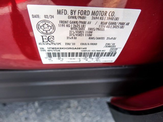 Certified 2024 Ford Explorer ST-Line w/ Class IV Trailer Tow Package AWD/4WD image 34