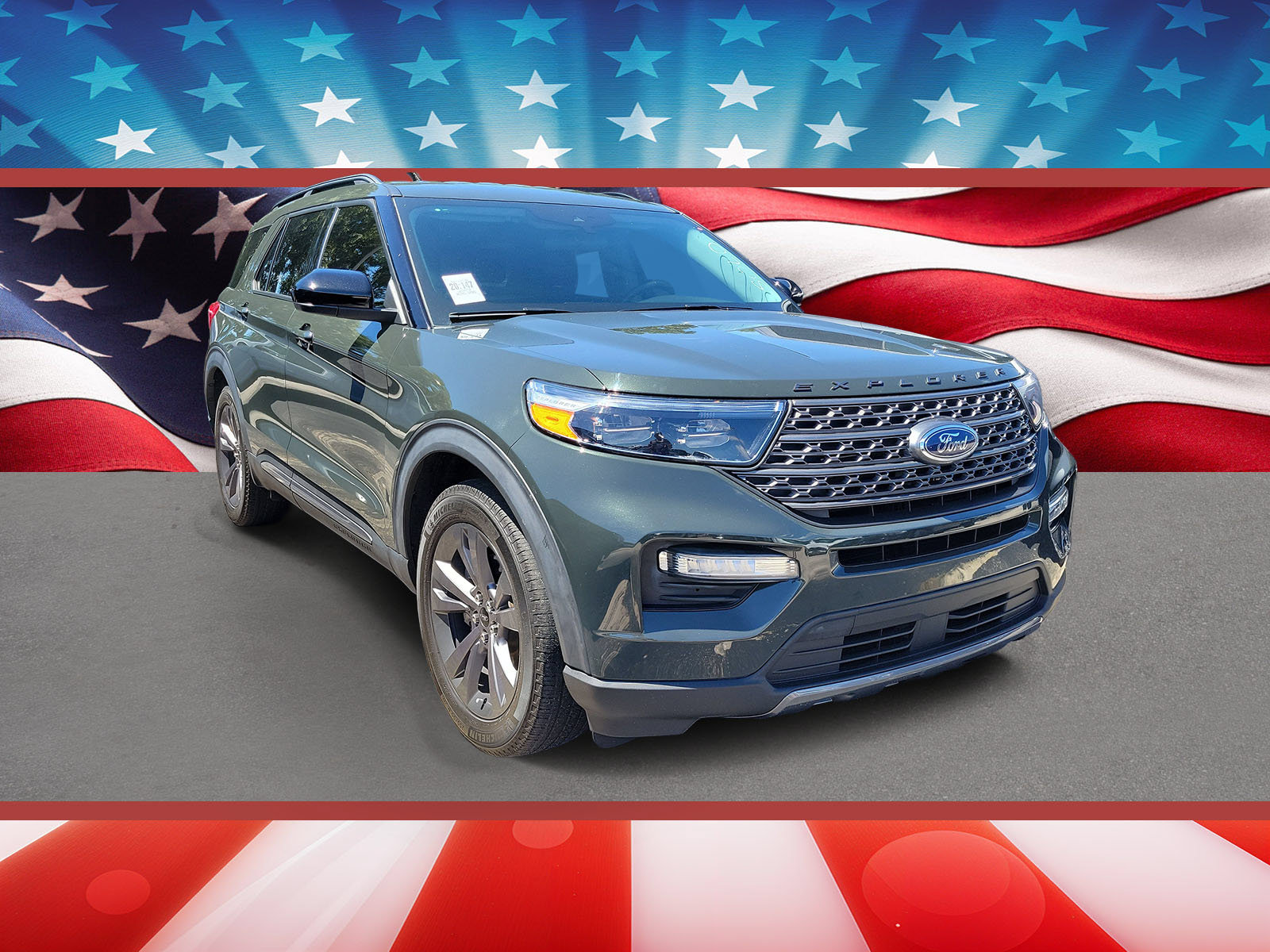 Certified 2023 Ford Explorer XLT w/ Equipment Group 202A RWD image 1