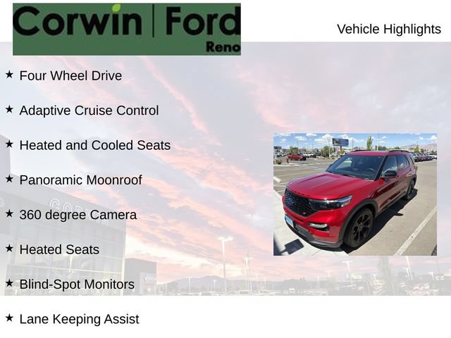 Certified 2023 Ford Explorer ST w/ Equipment Group 401A AWD/4WD image 7