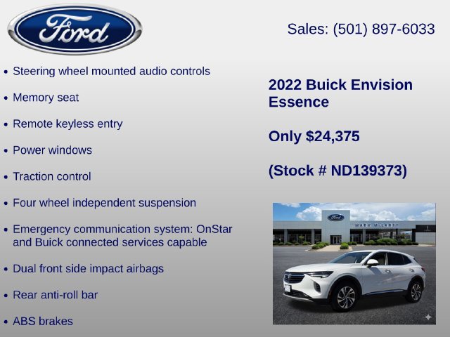 Used 2022 Buick Envision Essence w/ Safety Package FWD image 18