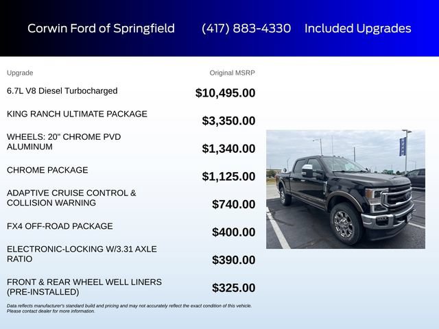 Certified 2020 Ford F250 King Ranch w/ King Ranch Ultimate Package AWD/4WD image 6