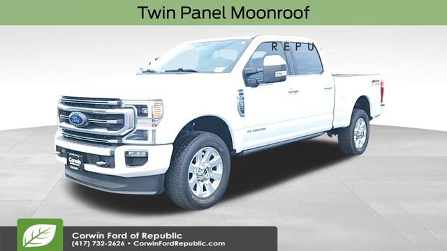 Certified 2021 Ford F250 Platinum w/ FX4 Off-Road Package AWD/4WD image 3