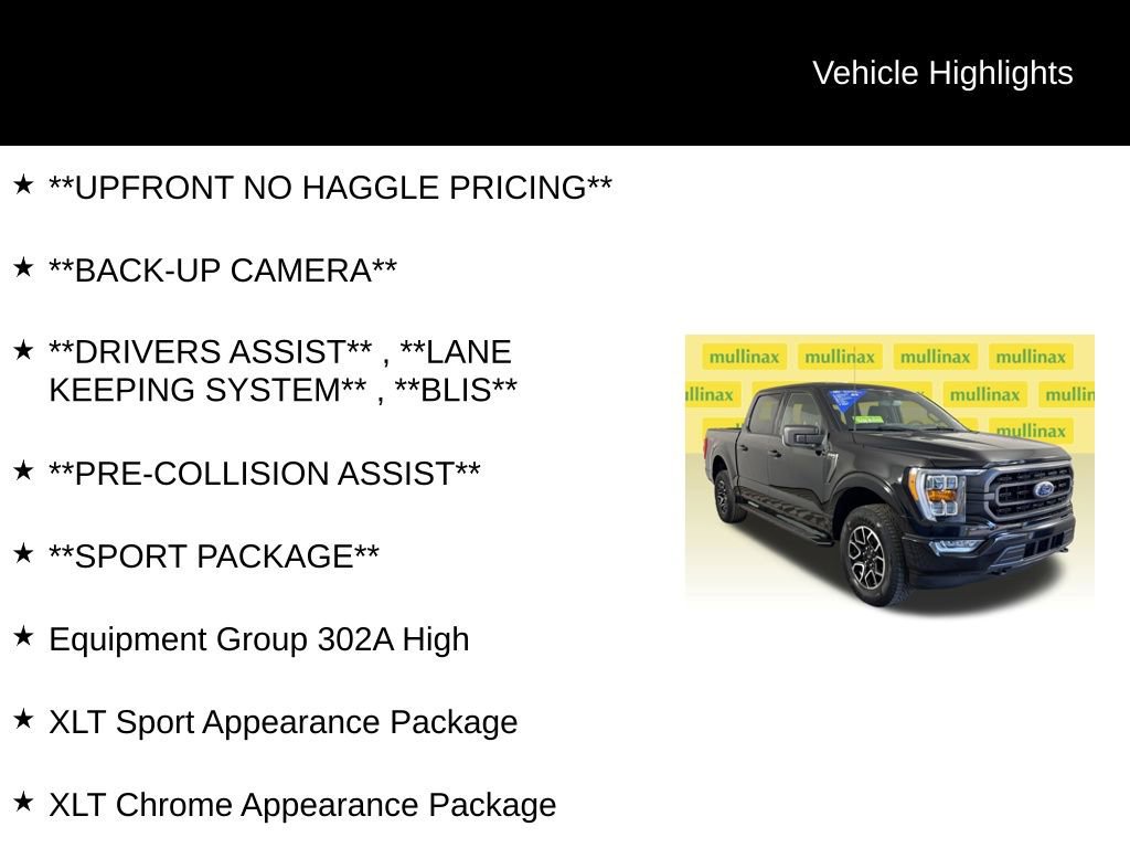 Certified 2023 Ford F150 XLT w/ Equipment Group 302A High image 15