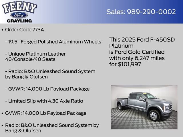 Certified 2025 Ford F450 Platinum w/ FX4 Off-Road Package image 13